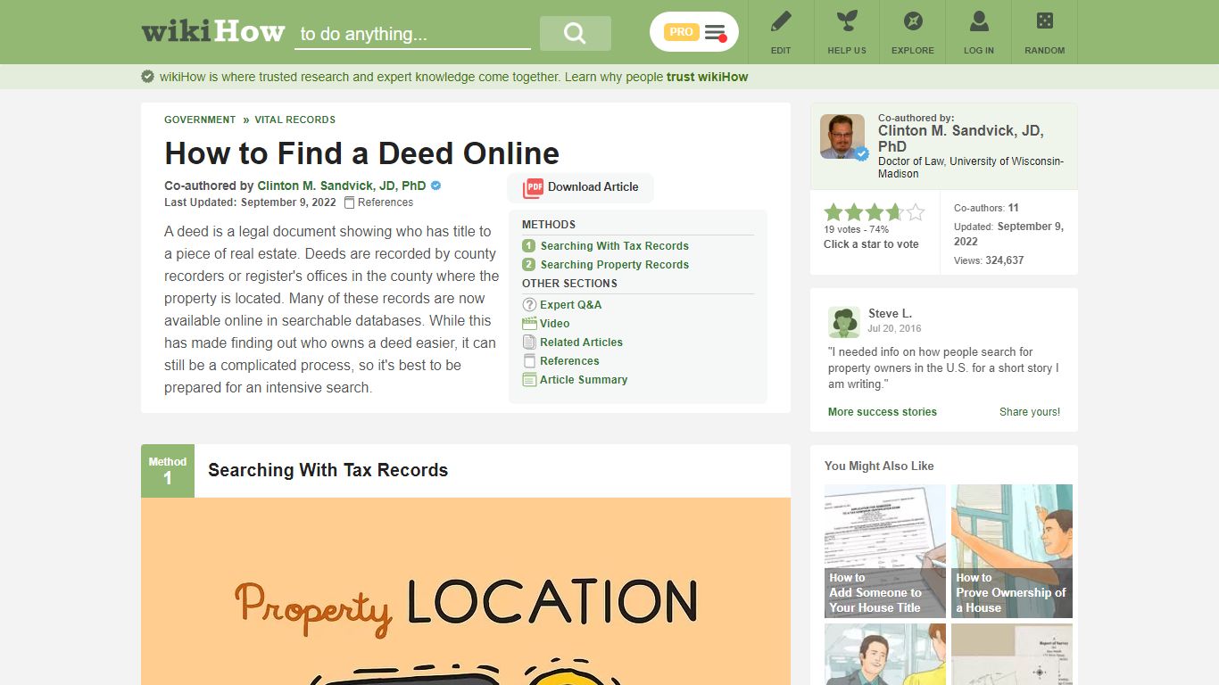 How to Find a Deed Online: 8 Steps (with Pictures) - wikiHow